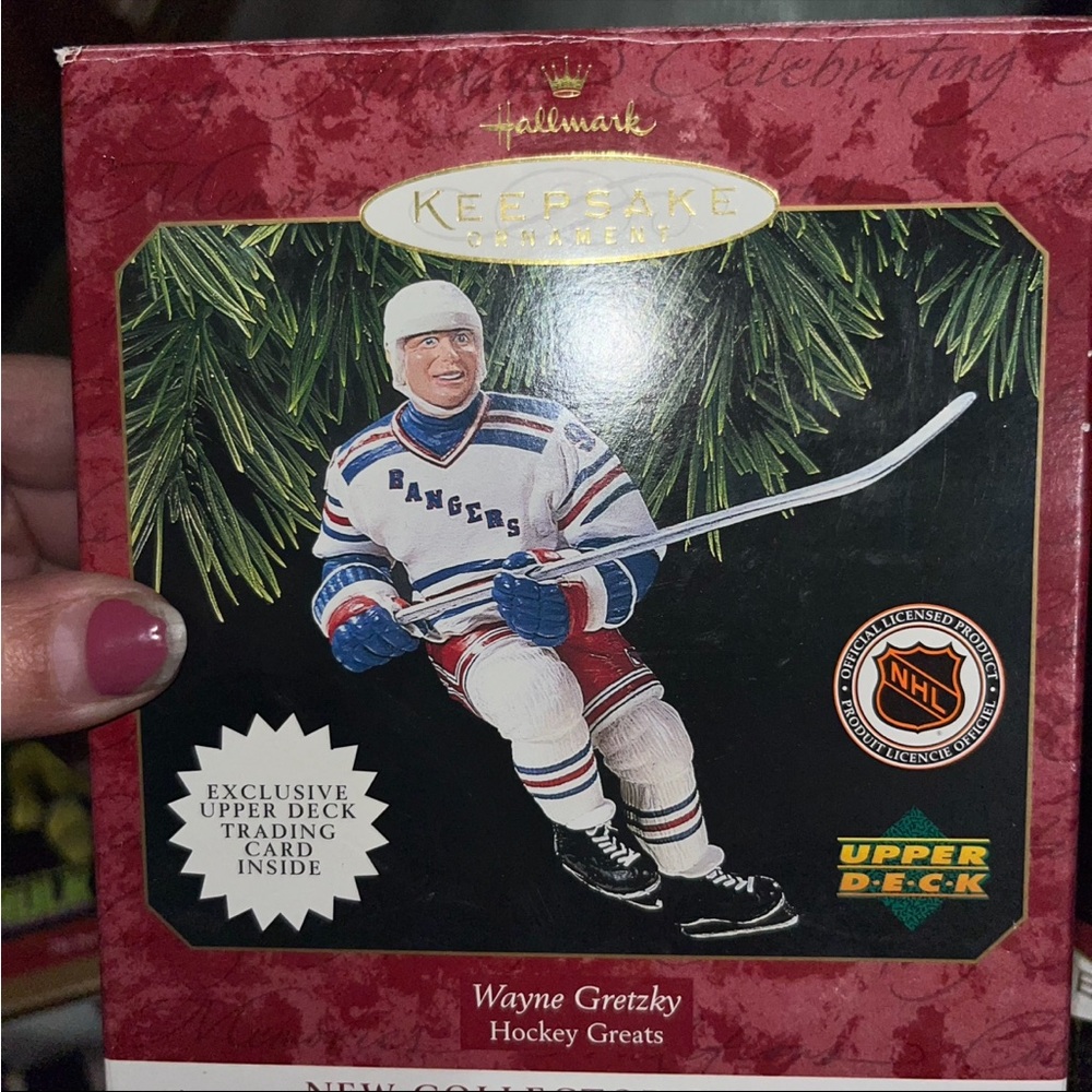 Wayne Gretzky Hallmark Keepsake Ornament Upper Deck Vintage RARE HTF 1997
